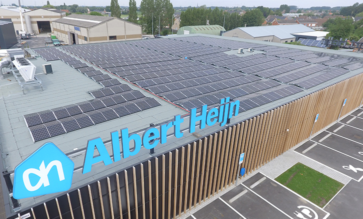 Albert Heijn-Ingelmunster-Industrie-MR Solar-zonnepanelen