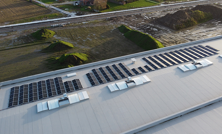 Industriële zonnepanelen MR Solar Omer Zwevegem 1