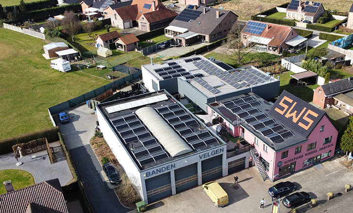 MR Solar industriële SunPower zonnepanelen Heusden-Zolder 