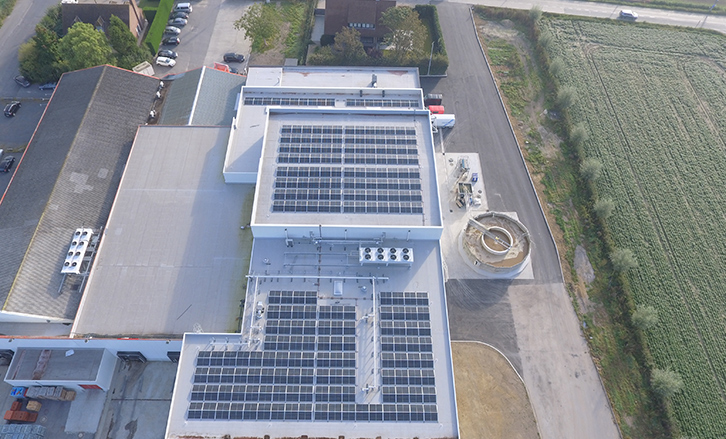 industriële zonnepanelen MR Solar Roeselare Calibra