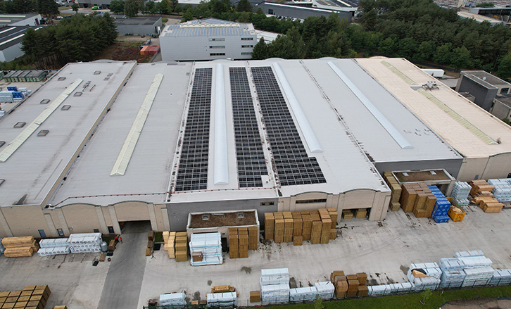 Industriële zonnepanelen bij VL Wood MR Solar 2